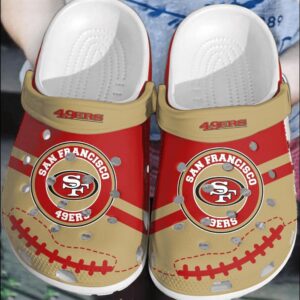 NFL San Francisco 49ers CrocsCrocband Clogs Shoes Comfortable For Men Women