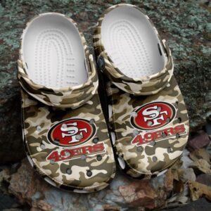 NFL San Francisco 49ers CrocsCrocband Shoes Comfortable Clogs For Men Women