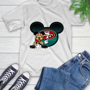 NFL San Francisco 49ers Mickey Mouse Disney Football T Shirt