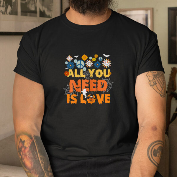 Peace Love 60s 70s Tie Dye Groovy Hippie Shirt
