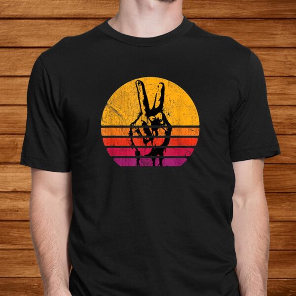 Retro Peace Shirt Love 60s 70s Hippie Inspired Shirt
