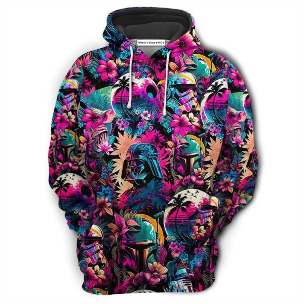 Special Star Wars Synthwave 02  Movie 3D Hoodie