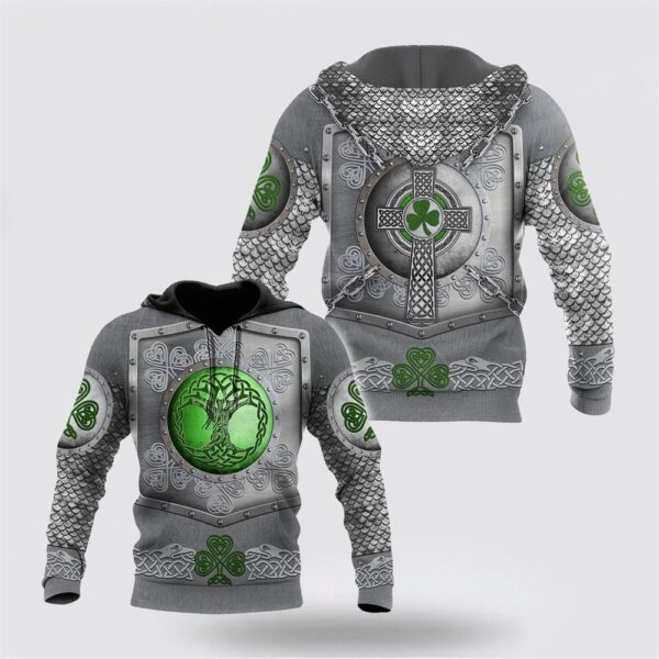 St Patrick’s Day Hoodie Amor Irish Saint Patrick Day 3D All Over Printed Unisex Shirt Hoodie