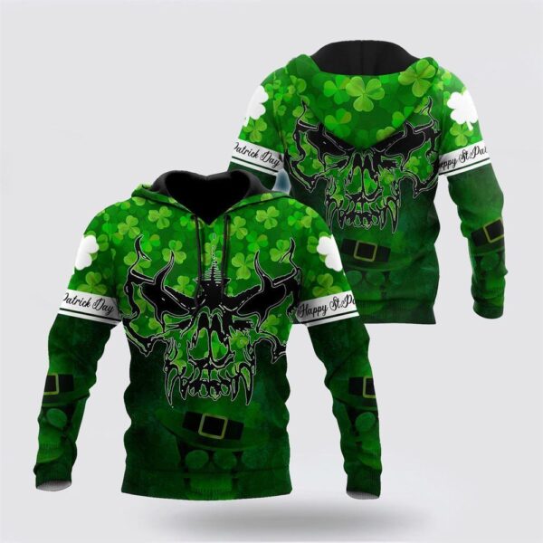 St Patrick’s Day Hoodie Happy St Patrick’s Day Irish 3D All Over Printed Unisex Hoodie