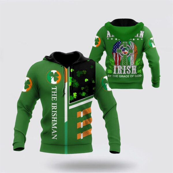 St Patrick’s Day Hoodie Irish American St Patrick Day Unisex Shirts