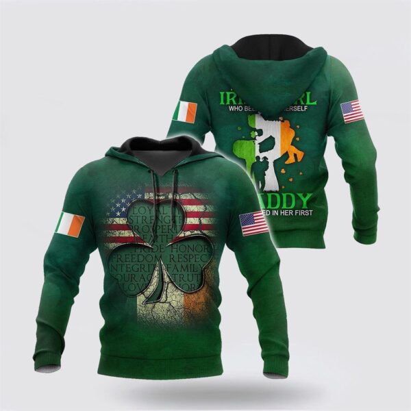 St Patrick’s Day Hoodie Irish Girl St Patricks Day Unisex Adult Shirts