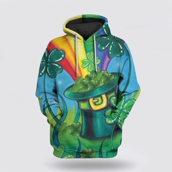St Patrick’s Day Hoodie Funny Saint Patricks Day Over Print 3D Hoodie
