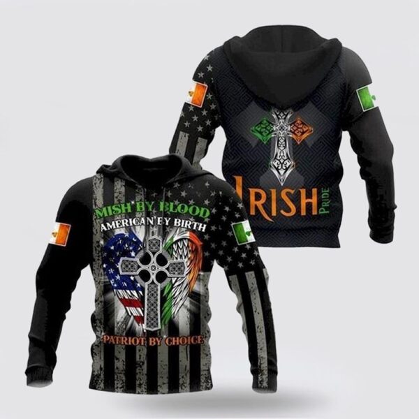 St Patrick’s Day Hoodie Irish St Patrick Day Mish By Blood All Over Printing 3D Hoodie