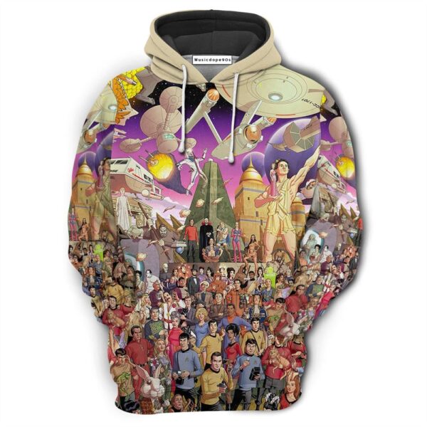 St The Original Series 50th Anniversary Comics  Movie 3D Hoodie