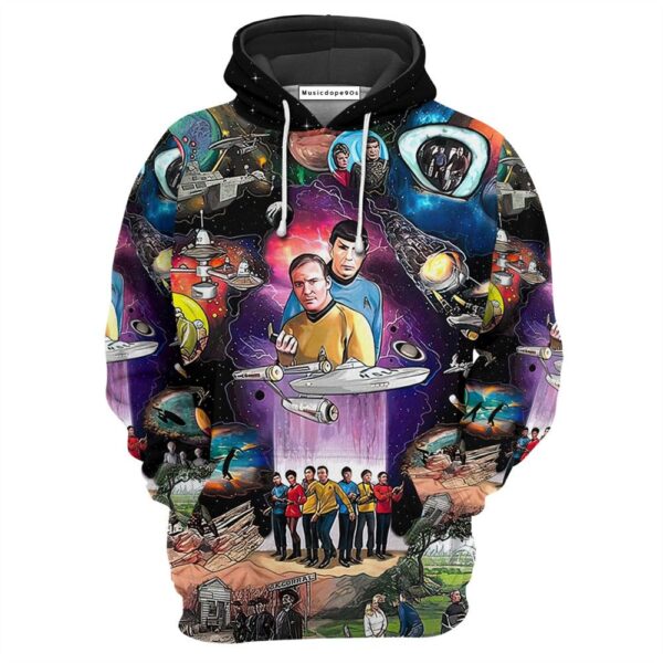 Star Trek Inspired Galaxy  Movie 3D Hoodie