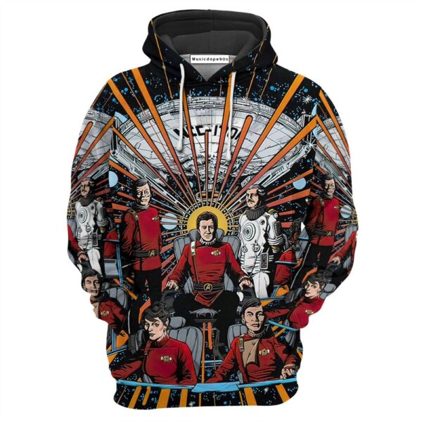 Star Trek Real World Comic Style  Movie 3D Hoodie