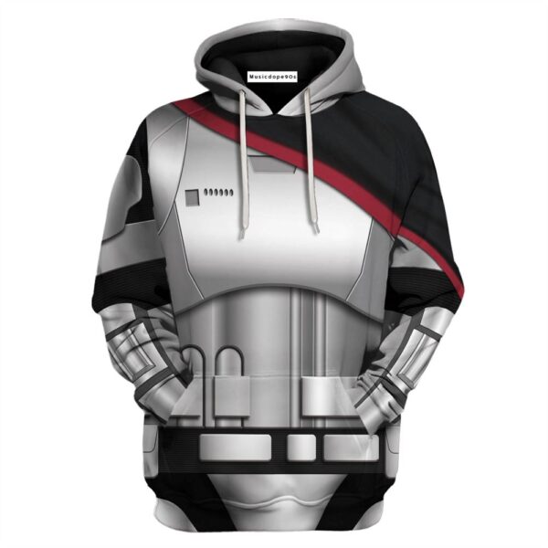 Star Wars Captain Phasma’s Armor Costume  Movie 3D Hoodie