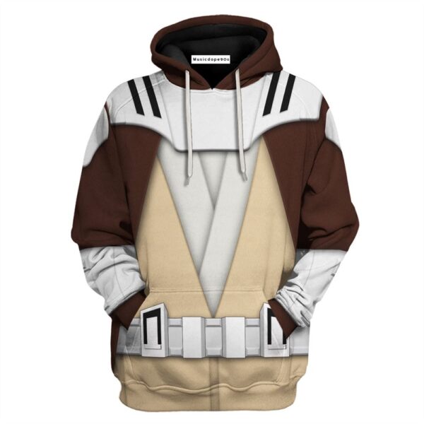 Star Wars Mace Windu’s Jedi Robes Costume  Movie 3D Hoodie