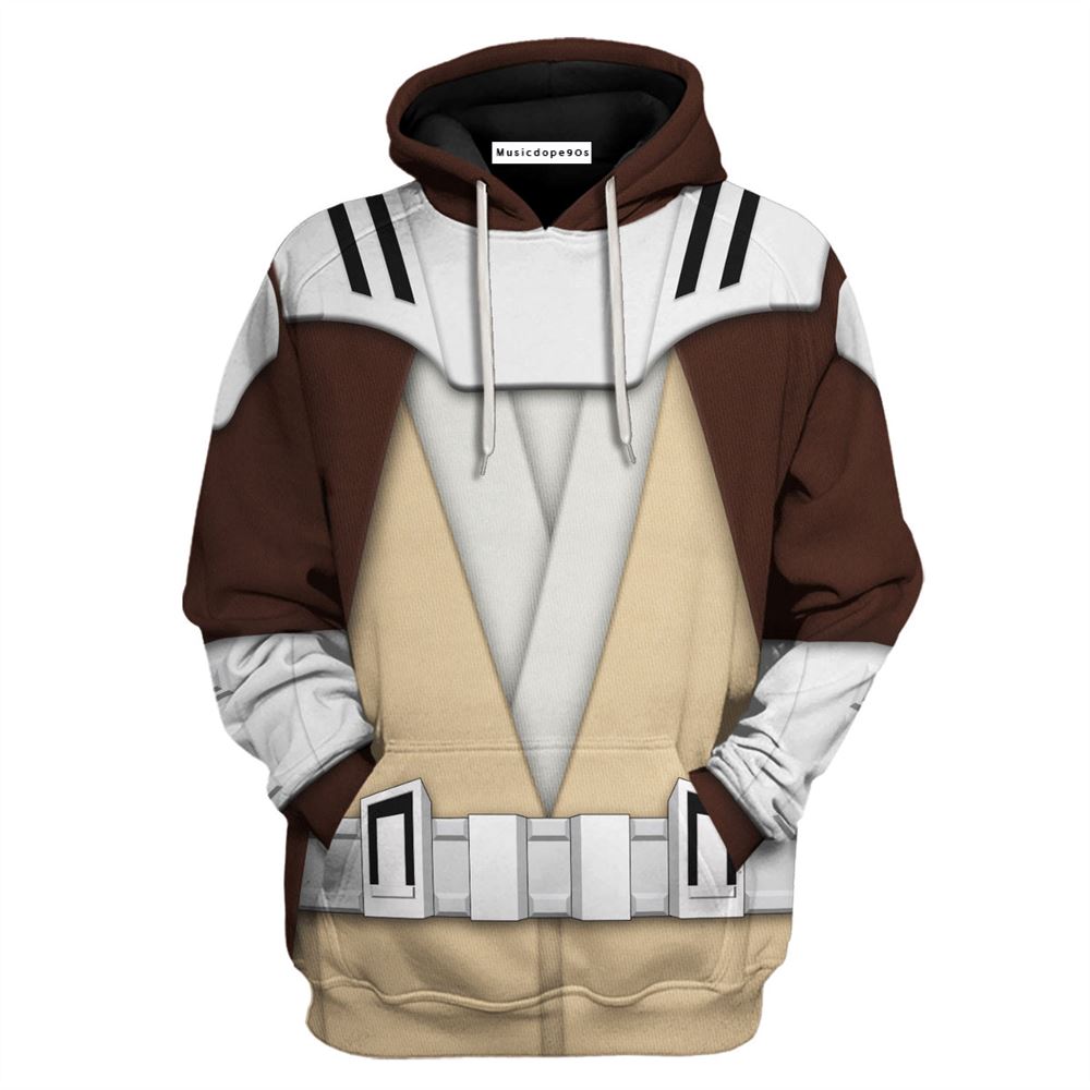 Star Wars Mace Windu's Jedi Robes Costume  Movie 3D Hoodie