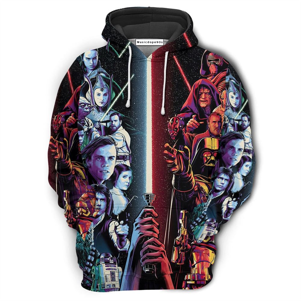 Star Wars May The Force Be With You  Movie 3D Hoodie