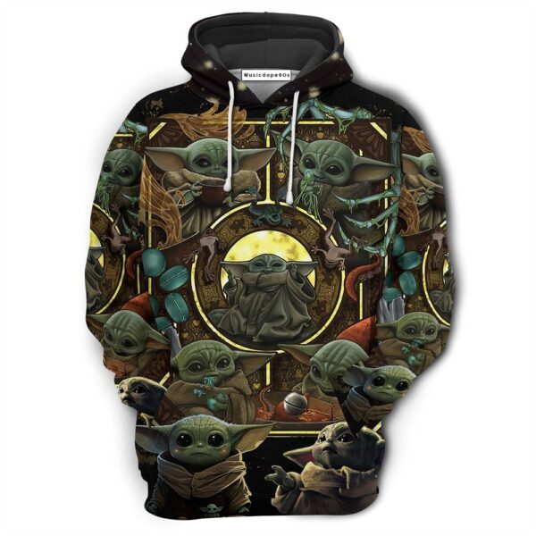 Starwars Baby Yoda In Your Area  Movie 3D Hoodie