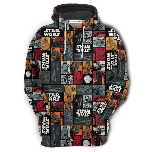 Starwars Your Focus Determines Your Reality  Movie 3D Hoodie