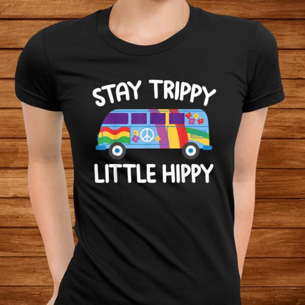 Stay Trippy Hippie Peace Sign Vintage Van Shirt