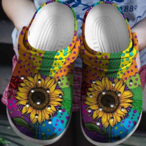 Sunflower Hippie Colorful Outdoor Shoes…