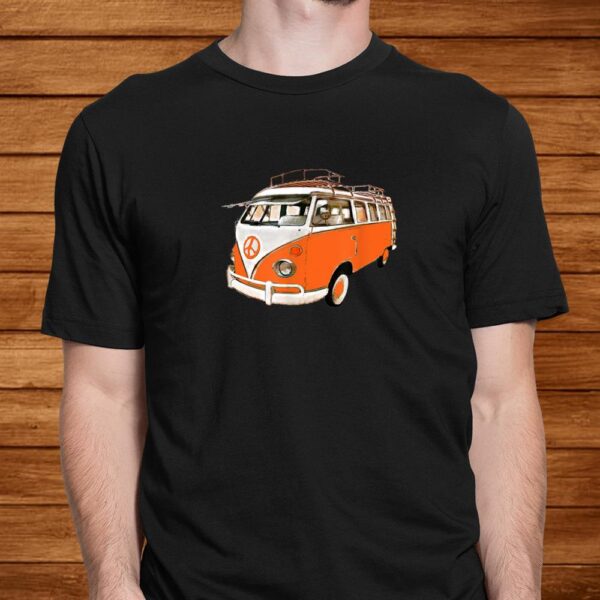 Vintage German Camper Van Micro Bus Surfer Van Retro Hippie Shirt