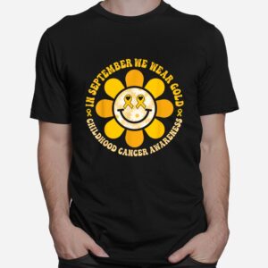 Wear Gold Childhood Cancer Awareness Warrior Fight Hippie Shirt 1