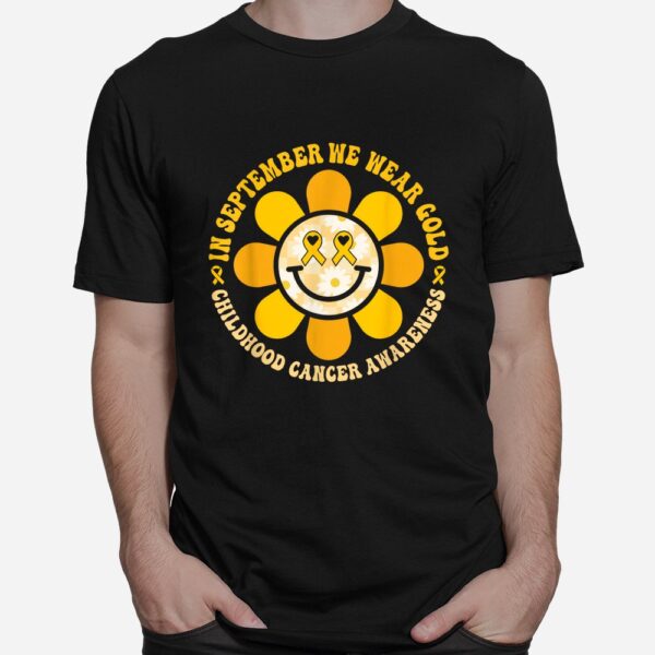 Wear Gold Childhood Cancer Awareness Warrior Fight Hippie Shirt