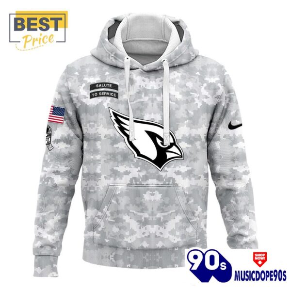 2024 Arizona Cardinals Salute To Service Hoodie, Cap