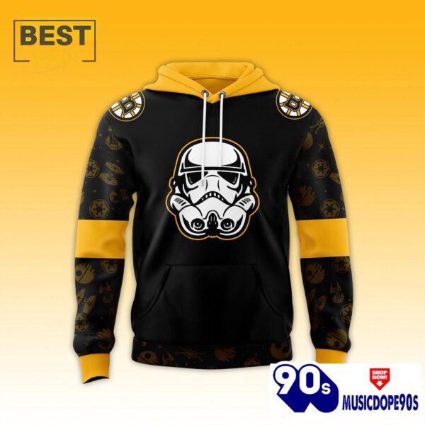 2024 Boston Bruins x Star Wars Night Hoodie, Cap