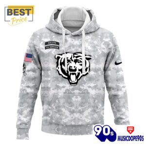 2024 Chicago Bears Salute To Service Hoodie, Cap