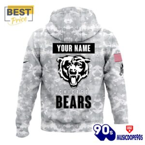 2024 Chicago Bears Salute To Service Hoodie, Cap