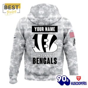 2024 Cincinnati Bengals Salute To Service Hoodie, Cap