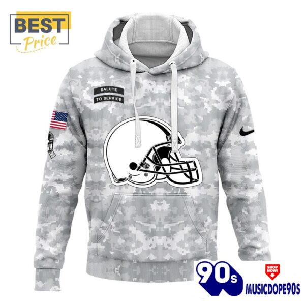 2024 Cleveland Browns Salute To Service Hoodie, Cap