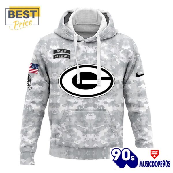 2024 Green Bay Packers Salute To Service Hoodie, Cap