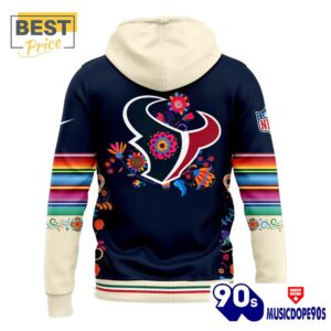 2024 Houston Texans D?a De Los Muertos Hoodie, Cap