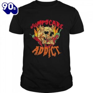 2024 Jumpscare Scary Horror Movies Addict S– Halloween T-Shirts