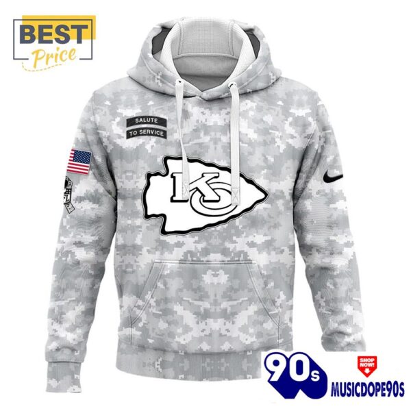 2024 Kansas City Chiefs Salute To Service Hoodie, Cap