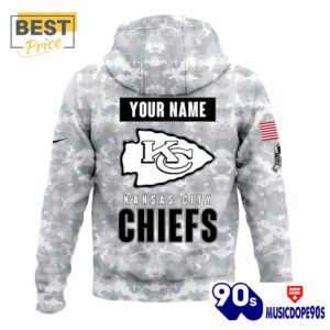 2024 Kansas City Chiefs Salute To Service Hoodie, Cap