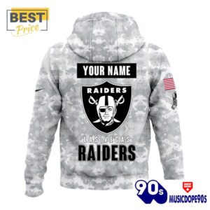 2024 Las Vegas Raiders Salute To Service Hoodie, Cap