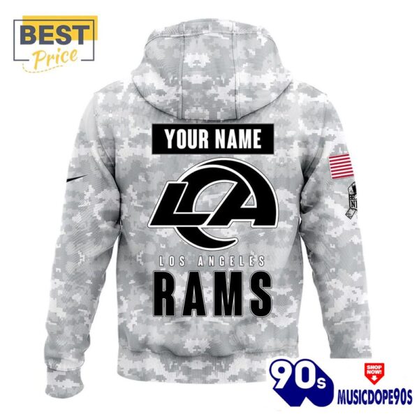 2024 Los Angeles Rams Salute To Service Hoodie, Cap