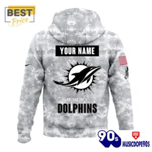 2024 Miami Dolphins Salute To Service Hoodie, Cap