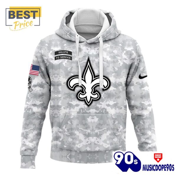 2024 New Orleans Saints Salute To Service Hoodie, Cap