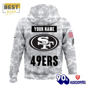 2024 San Francisco 49ers Salute To Service Hoodie, Cap