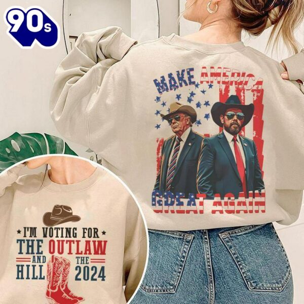 2024  Vintage Trummm Voting for the Outlaw and Hillbilly shirt