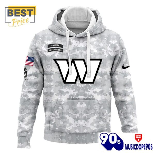 2024 Washington Commanders Salute To Service Hoodie, Cap