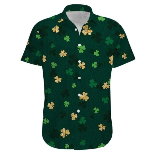 1000 Unique Gold And Green Shamrock Saint Patrick’s Day Hawaiian Shirt