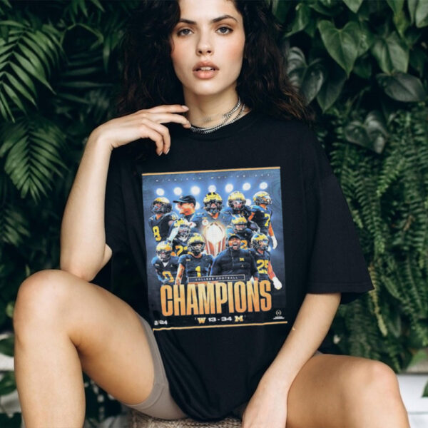 2024 Cfp National Champions Are The Michigan Wolverines Football Shirt