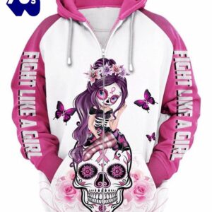 3D Breast Cancer Skull Fairy – Breast Cancer Awareness 3D All Over Print Shirt