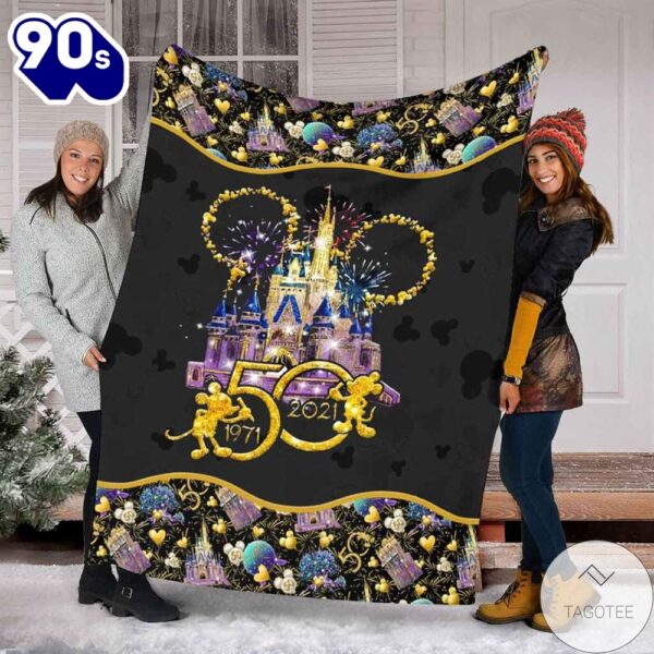 50 Years Of Magic Mickey Mouse Blanket