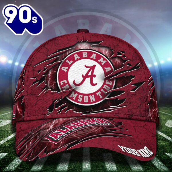Alabama Crimson Tide Cap Custom Your Name And Number NCAA Cap