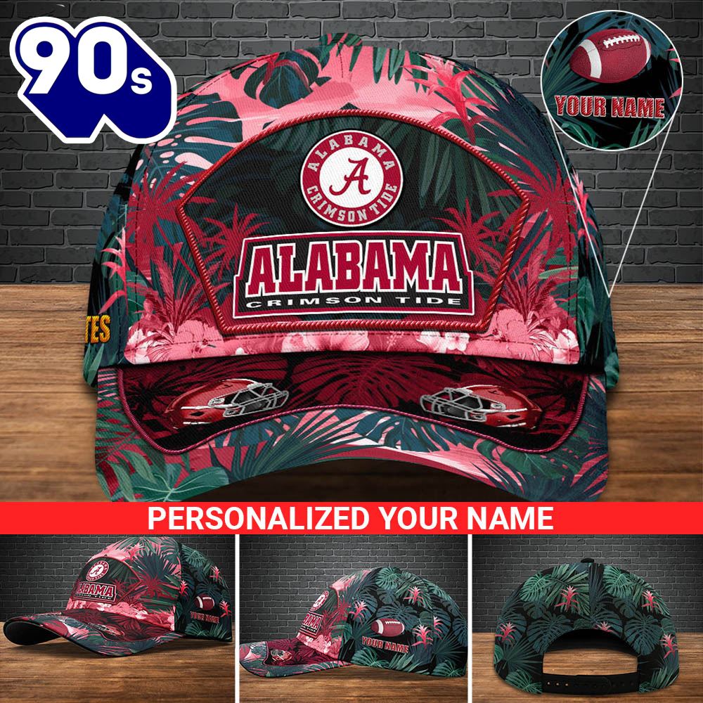 Alabama Crimson Tide Football Team Cap Personalized Your Name NCAA Cap